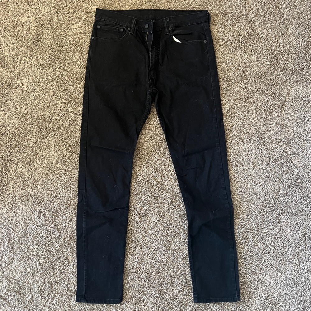 Men’s Levi’s 512 Black Denim 34W 34L